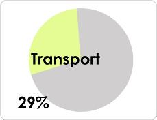 Grafiek 17 toont dat het openbaar vervoer slechts een zeer klein aandeel vormt, namelijk 2%.