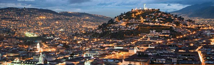 DAG 1 aankomst Quito Aankomst op de luchthaven van Quito en transfer naar Quito DAG 2 Quito Quito heeft één van de best bewaarde koloniale centra van Zuid-Amerika, samen met Cuzco en Cartagena.