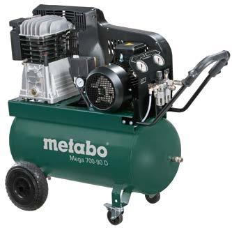 Compressoren Compressoren Basic Robuust, krachtig, betrouwbaar: de compressor-range van Metabo NIEUW NIEUW NIEUW Wij kennen de verschillende eisen die de professional stelt aan compressoren en bieden