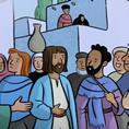 HET VERHAAL VAN ZACHEUS (Lc. 19,1-10) bijlage 2 Heel lang geleden trok Jezus door de stad Jericho. Veel mensen kwamen naar Hem luisteren.