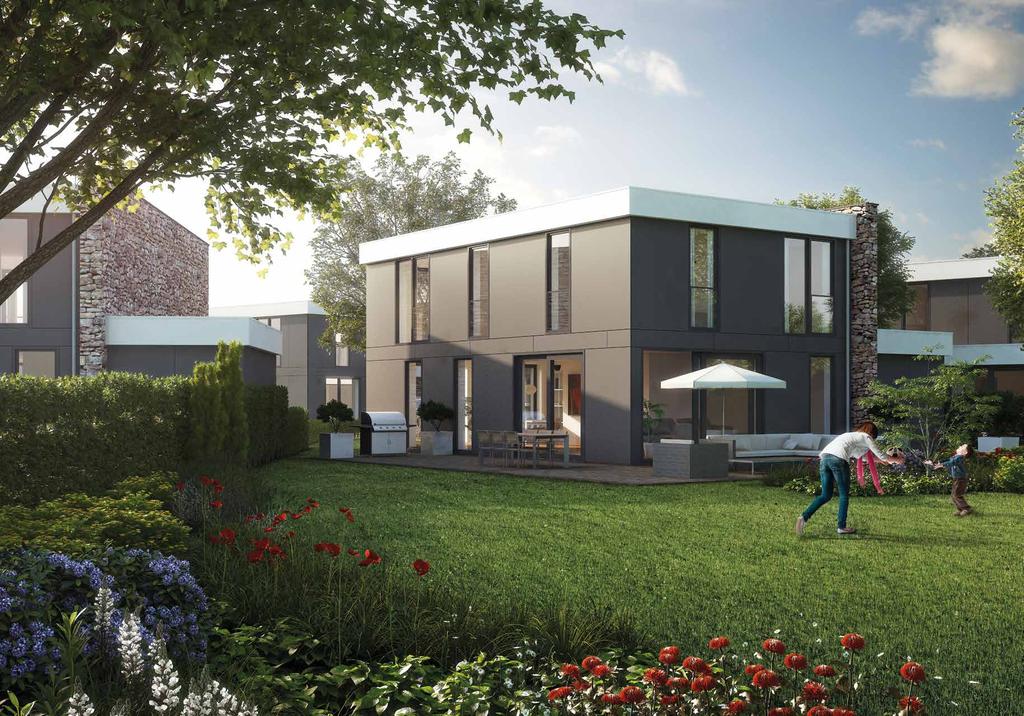 VRIJSTAANDE WONINGEN TYPE B1/B2 GETOOND BOUWNUMMER 9 16 17 WONINGKENMERKEN TYPE B1/B2 6 vrijstaande woningen op kavels van circa 443 tot 1.