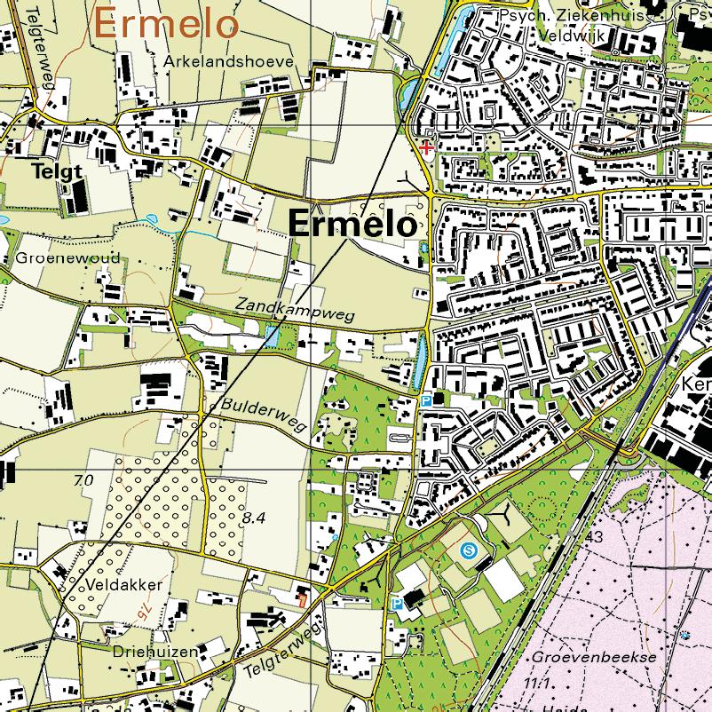 Omgevingskaart Klantreferentie: Off Ermelo 0 m