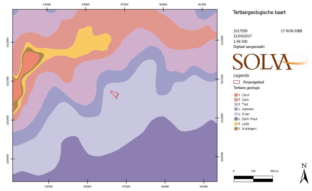 Op de quartairgeologische profieltypekaart (figuur 11) valt af te lezen dat op de terreinen geen holocene en/of tardiglaciale afzettingen