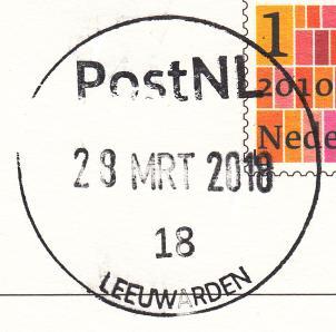 Met dank aan Wieger Jansma voor de afdruk van 22 SEP 2017 e Coen van Straalen voor 28 MRT 2018 Pieter Sipmawei 9 (Westeinde) Postkantoor; adres in