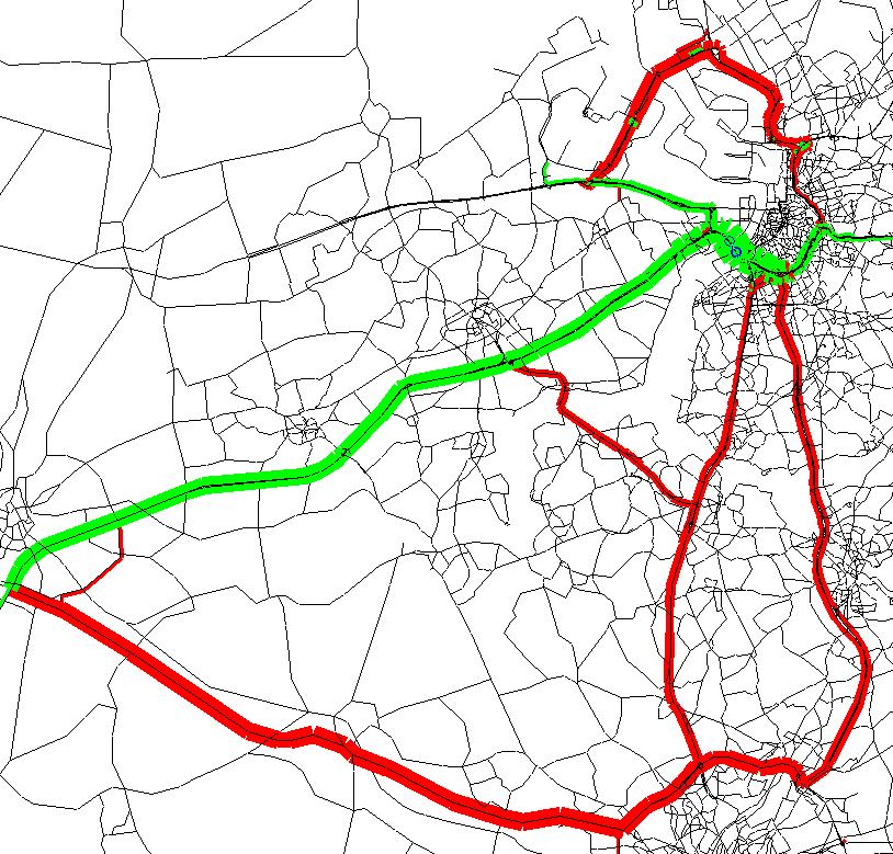 De routeverschuivingen blijven niet beperkt tot de Antwerpse tunnel.