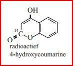 Voor de synthese van C-14 dicoumarol gebruikte men Ag 2 14 CO3 dat in drie reactiestappen werd gevormd uit Ba 14 CO 3. Deze stappen zijn hieronder schematisch weergegeven.