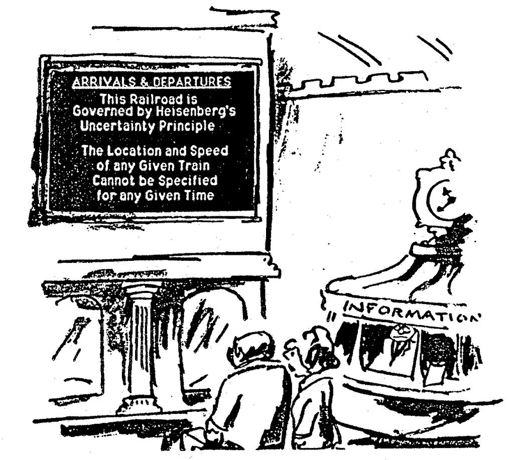 Cartoon door Sidney Harris c (reproduced with permission). 38. Impulsmoment Ê.