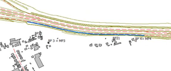 wegdekken enkel geschikt voor korte wegsegmenten (b.v. op bruggen), terwijl het hier om een stuk autoweg van ca. 8m gaat. Daarom wordt een overdrachtsmaatregel voorgesteld, nl.