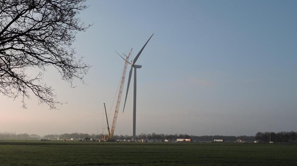 Actief in hernieuwbare energie: windenergie, zonneenergie en waterkracht 300 MW aan windenergie in Groningen,
