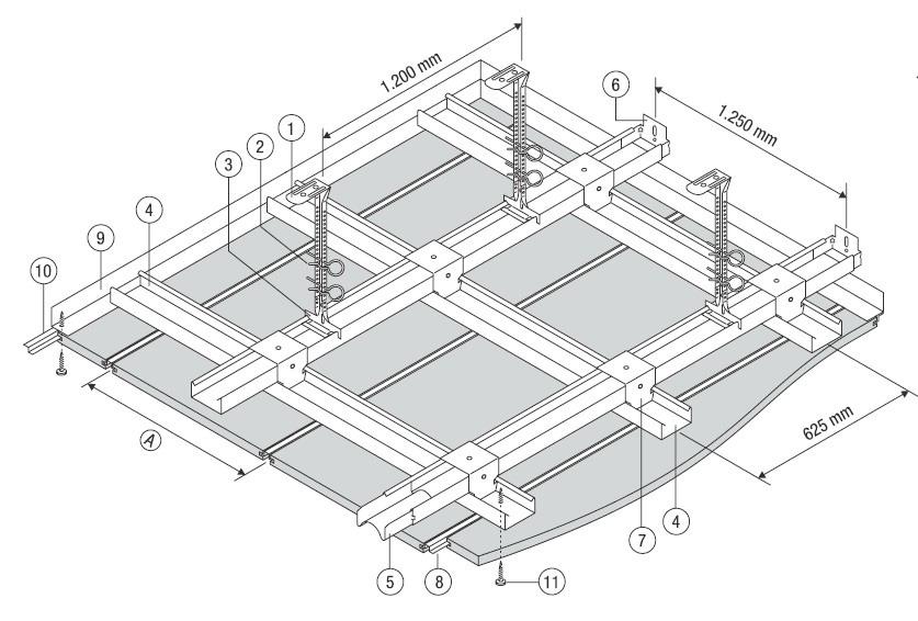 OMEGA-PROFIELEN De kanten van de panelen worden voorzien van een groef waarin een omega-profiel past.