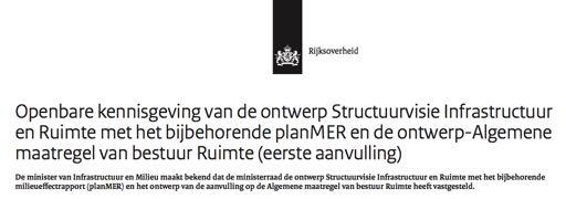 structuurvisies en verordening Proces: vooroverleg, zienswijzen 3-Gemeente: Inhoud: structuurvisies,