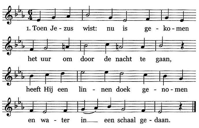 We zijn stil, de klok slaat tien keer De bijbel wordt neergelegd en de kaarsen worden aangestoken. We zingen als openingslied: Toen Jezus wist: nu is gekomen (NLB 569) 2.