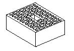 Hierna volgen een aantal verschijningsvormen, en die in de classificatie HD vallen. a. Volle steen b. Steen met een frog c. Verticaal geperforeerde steen d. Verticaal geperforeerde steen e.