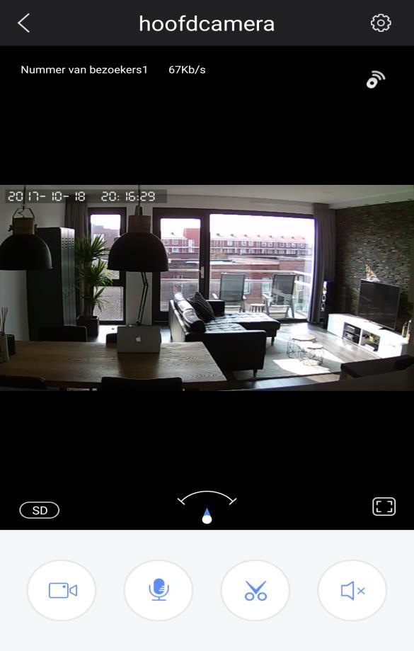 2.2 Gebruik Monteren er plaatsen Plaats de Smart Home Beveiliging Camera in de betreffende kamer zodat het grootst mogelijk gebied bedekt is.