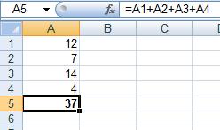 Excel 2016 Basis Pagina 44 van 87 7.1 FORMULES Een spreadsheet is te beschouwen als een elektronisch rekenblad.
