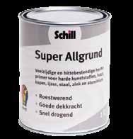 GRONDVERVEN De grondverven van Schill zijn ideaal voor iedere consument. De grondverven kunnen gebruikt worden op allerlei ondergronden, waaronder alle houtsoorten en plaatmaterialen.