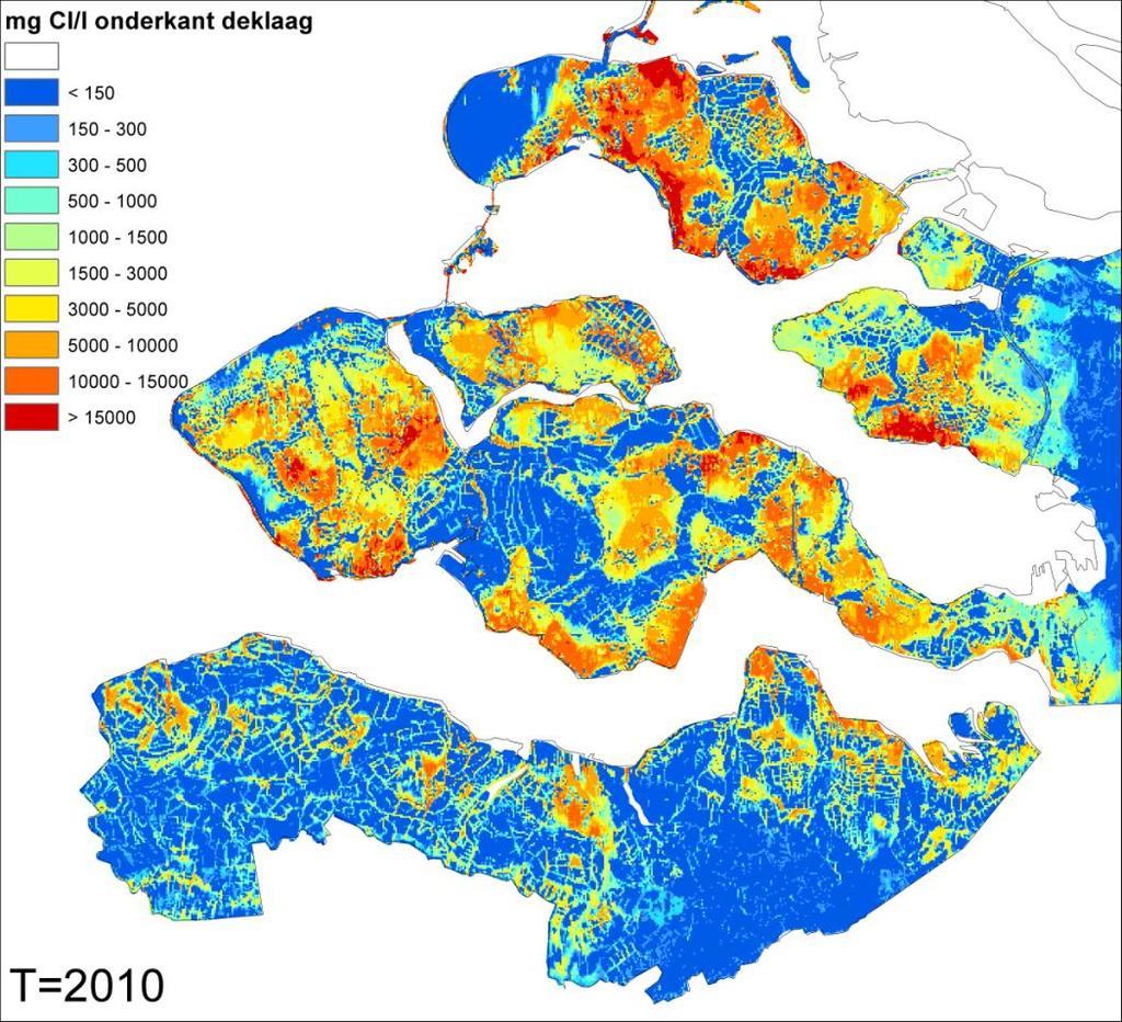 Doel: klimaatrobuuste regenwaterlenzen in zoute kwelgebieden Middel: optimaliseren drainage