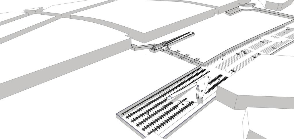 2.2.3 Concept fietsers 2.2.3.1 Fietsverbindingen in de stationsomgeving Op figuur 6 wordt de integratie van het masterplan in het fietsnetwerk weergegeven.