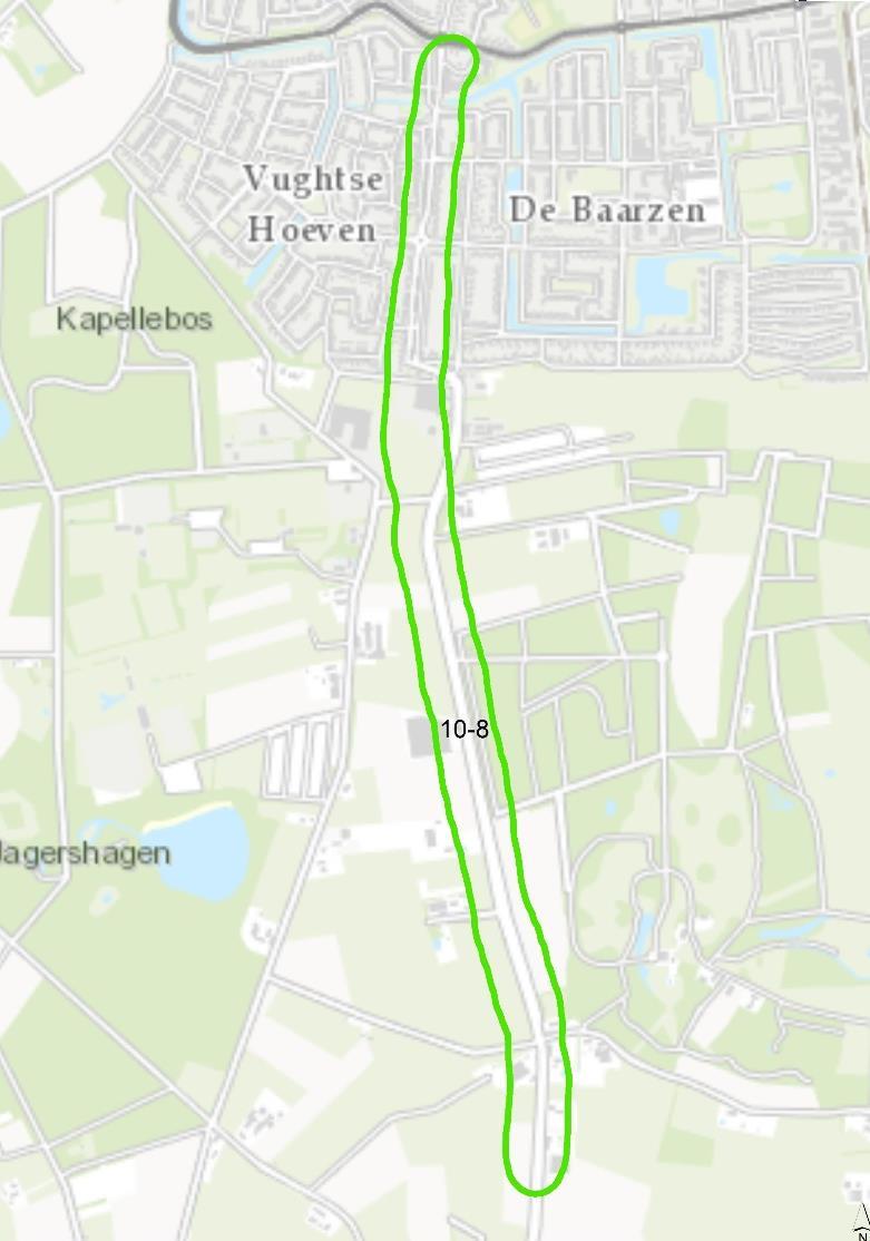 4 Rekenresultaten 4.1 Resultaten plaatsgebonden risico Voor de buisleiding wordt het plaatsgebonden risico weergegeven als risicocontouren op een achtergrondkaart.