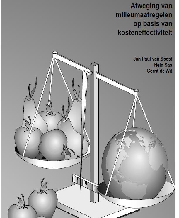 20 jaar ervaring met waarderen emissies 1997 CE Delft presenteert Schaduwprijzen voor 12 emissies naar lucht of water (CO2, SO2, Nox, PM10, VOS).