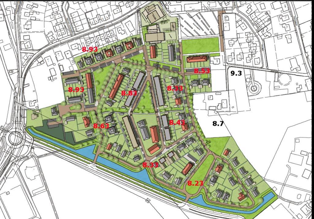 Tabel 3-1: specificatie molen Hoogte excl. Molenbelt Breedte kast Breedte onderbouw Hoogte onderbouw Breedte wiek Lengte gevlucht (wieken) As hoogte 14,50 meter 4,25 meter 7,70 meter 4.