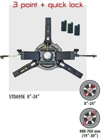 Voor velgen 10 tot 24 en band diameter 480-760mm.