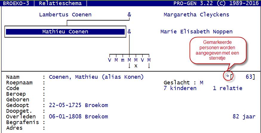 Pagina 8 van 11 28 september 2017 3 Personen en relaties merken bij overbrenging naar ander bestand Tijdens mijn genealogisch leven heb ik vele bestanden gemaakt, zowel van mijn persoonlijke familie