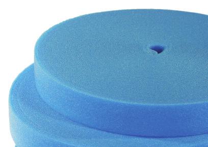 TOEBEHOREN EN ADDITIEVEN RANDSTROKEN voegstrips voor contactgeluidsisolatie Soepele voegstrips uit polyethyleenschuim.