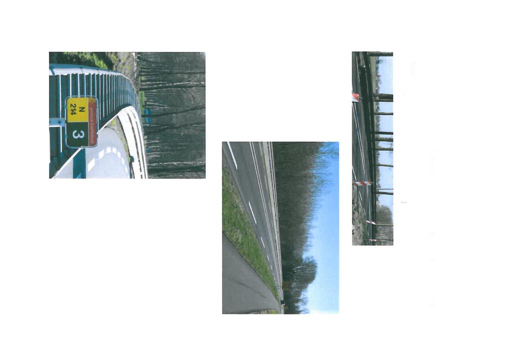 De N214 heeft reeds een geleiderail met onderplaat De MAG is zeer verheugd dat provincie