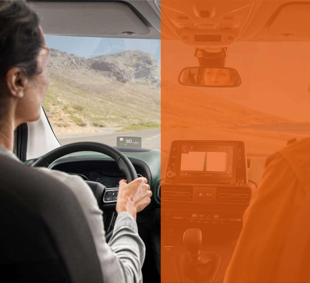 Via dit touchscreen kunt u bovendien een groot aantal functies van de auto bedienen, zoals de rijhulpsystemen en de radio.