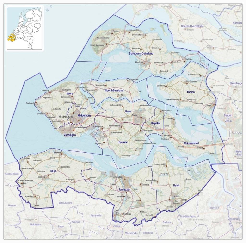 2.2 Opbouw van het regiobeeld De opbouw van het regiobeeld volgt de drie onderwerpen uit het onderzoek en de daarbij behorende toetspunten uit het toetsingskader (zie hiervoor deze link: Inrichting