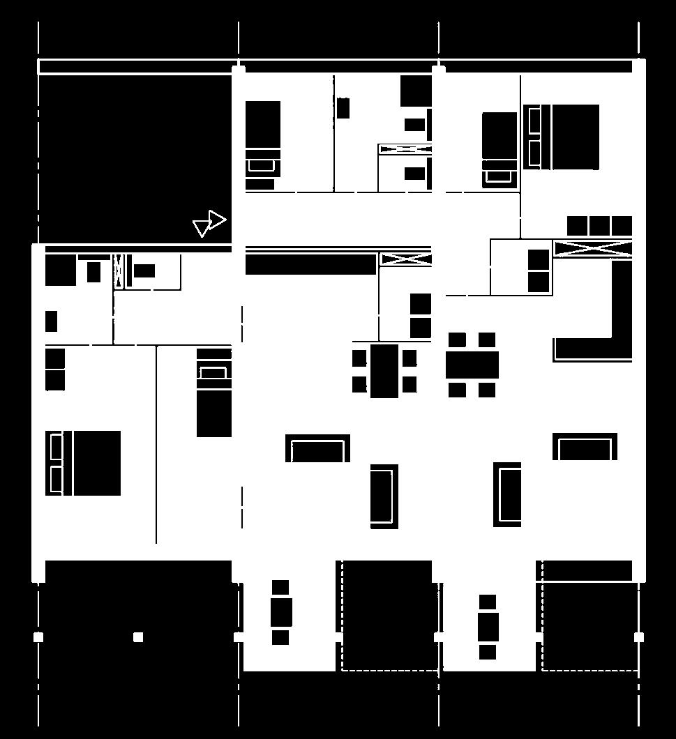 3- /4 kamerappartement Bereikbaar met lin Wonen en slapen op één