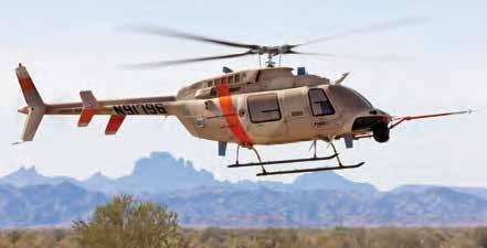 Dit van de Bell 407 afgeleide toestel legde tijdens de eerste vlucht op 10 december van dat jaar volledig autonoom een vooraf vastgelegd parcours af.
