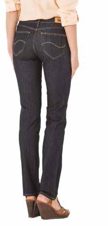 BLACK RINSE ONE WASH MARION regular fit - high shaped waist - straight leg L30 JEANS MARION STRAIGHT Rechte, klassieke jeans met een hoge, comfortabele taille, ontworpen om het figuur beter tot zijn