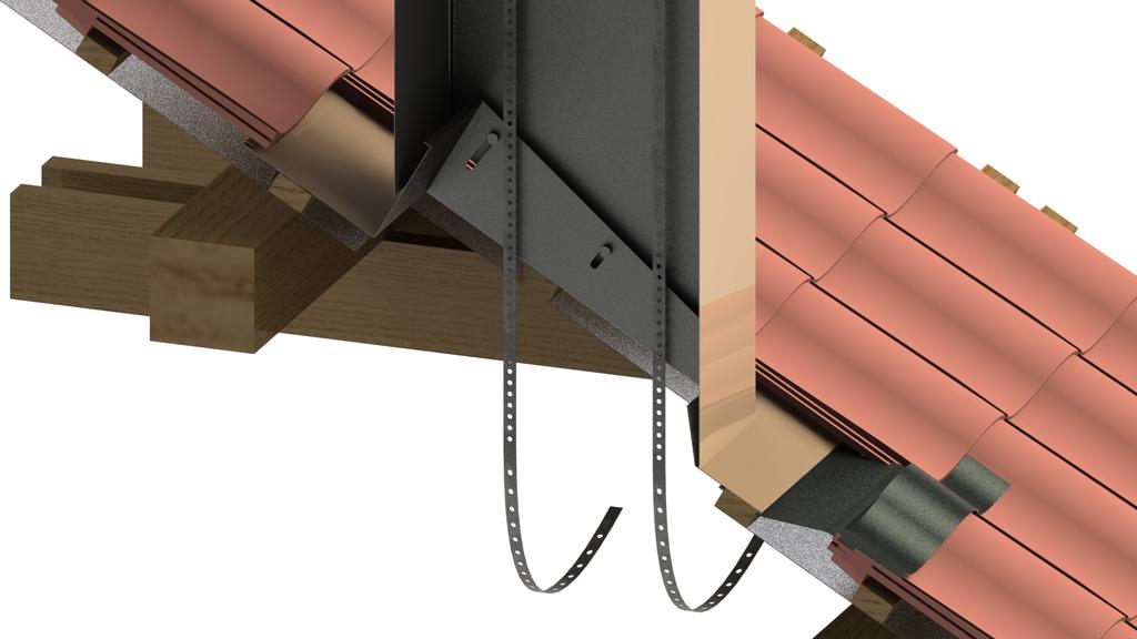 Regelsysteem Dankzij zijn innovatief en gepatenteerd regelsysteem stapelt de dakschoorsteen van Detandt-Simon de voordelen op : Behoud van de esthetiek die een traditionele gemetste dak-schoorsteen
