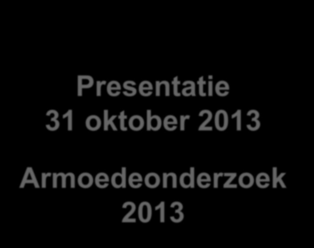 Presentatie 31 oktober