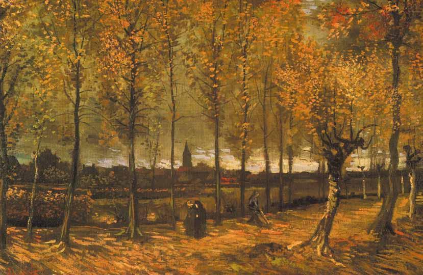 Waar schilderde Van Gogh de Laan met populieren door Louis Bressers Met De aardappeleters hoort Laan met populieren tot de bekendste werken van Vincent van Gogh uit zijn Nuenense periode.