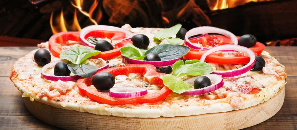 Pizza De bodem van alle pizza s wordt gemaakt van een luchtig deeg, kaas en huisgemaakte Griekse tomatensaus. 101. Margherita (kaas, Griekse kruiden) 5,95 102. Funghi (champignons) 6,95 103.