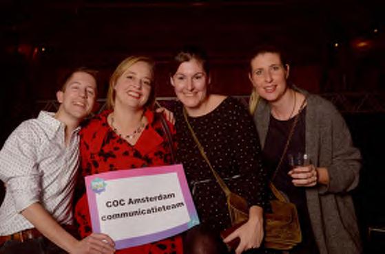 Communicatie team In 2017 heeft het communicatie team zich ingezet om de vereniging COC Amsterdam en omstreken verder zichtbaar te maken.