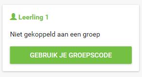 5 Leerlingen aan een klasgroep koppelen In de kolom Groepscode rechts van de naam van de aangemaakte klasgroep