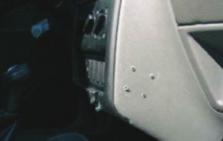 Schade aan interieur dashboard en bekleding