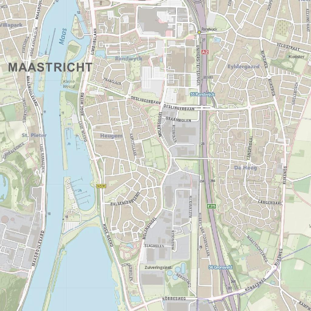 Onderzoekslocatie X: 177.820 project Verkennend bodem- en asbestonderzoek ter plaatse van de locatie Sportpark Heugem gelegen aan de Gronnsvelderweg 1 te Maastricht Y: 315.