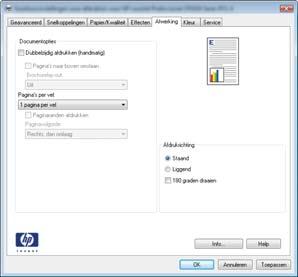 Dubbelzijdig afdrukken (duplex) met Windows 1. Klik in het menu Bestand van het softwareprogramma op Afdrukken. 2.