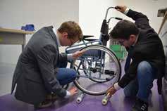 Technasiumleerlingen maken een game waarin je in verschillende uitdagingen leert omgaan met een rolstoel.