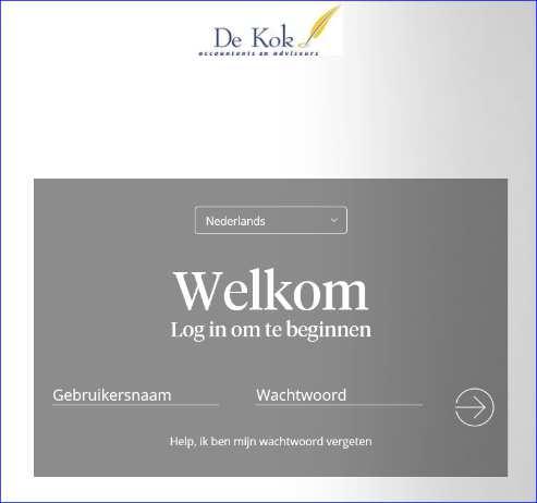 Handleiding klantenportaal De Kok. U hebt gekozen voor het digitaal aangifte doen via onze Portal. Wat houdt dit nu in?