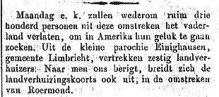 Munsterbilsen, België) en Maria Elisabeth Philippen, huwt 1 maart 1848 te Limbricht met Anna Mechtildis Schepers, geboren 17 febr 1822 te Einighausen, dochter van Theodorus Gabriel Schepers en Maria