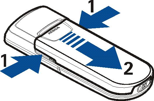 1. Aan de slag De SIM-kaart en de batterij installeren Schakel het apparaat altijd uit en zorg ervoor dat het apparaat niet met een lader of een ander apparaat is verbonden als u de cover wilt