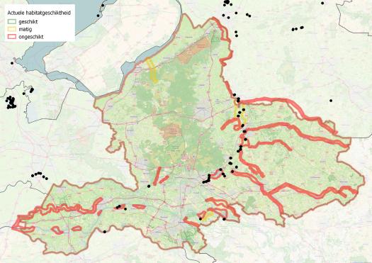 Inundatiekansen zijn berekend voor verschillende debietscenario s. Hierbij is ook onderscheid gemaakt tussen overstroomde uiterwaardwateren die wel of niet in contact staan met de rivier.