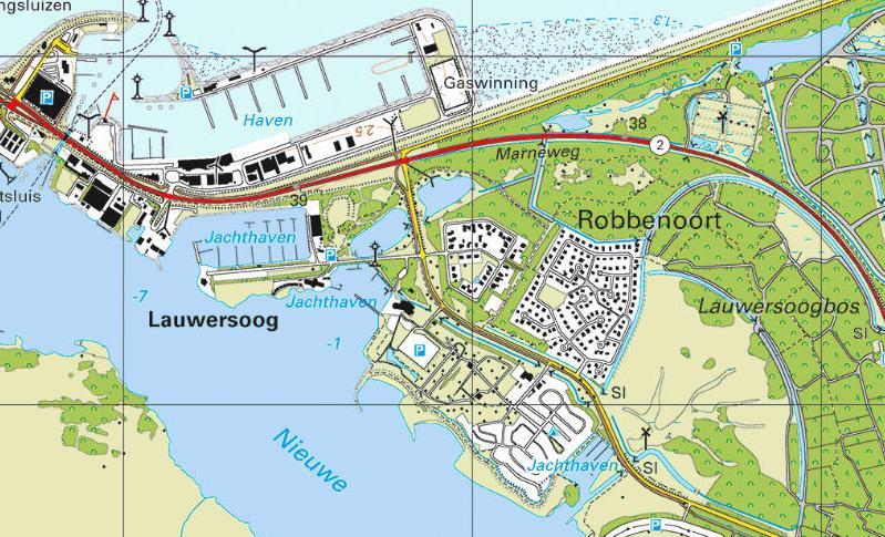 Zeedijk bij Lauwersoog De zeedijk in het noorden van Groningen is niet overal even goed met het