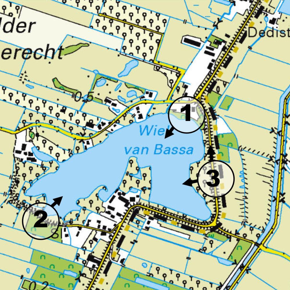 Vlak bij het Kruithof ligt het Dordtsche Huis, dat ooit het logement van het dijkcollege van de Alblasserwaard was. Dan nog over de Diefdijk. Het lijkt vreemd, zo n dijk in het landschap.